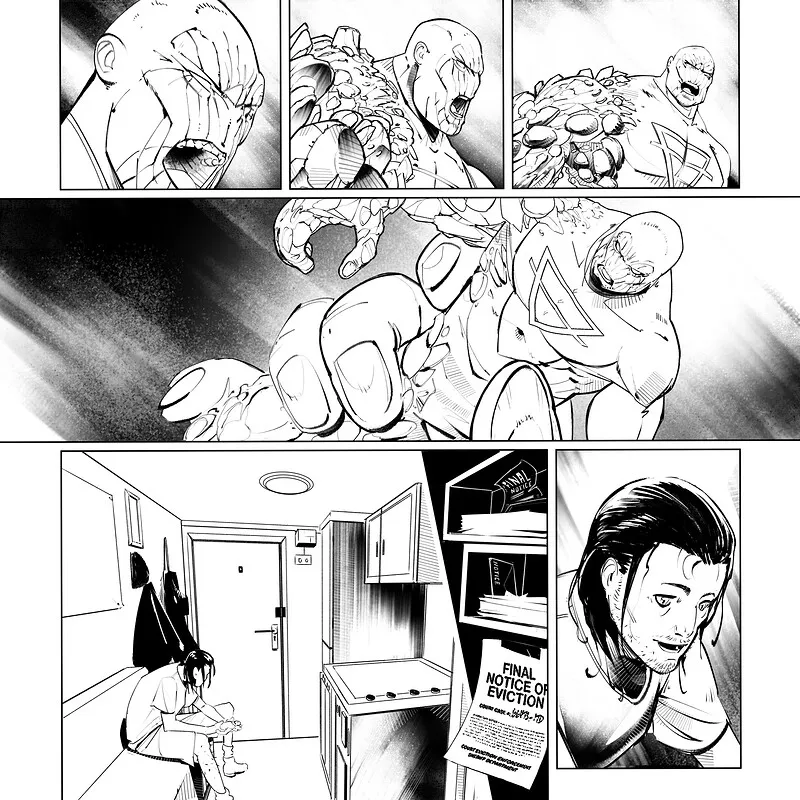GrymStone - "In the Background" - Sample page